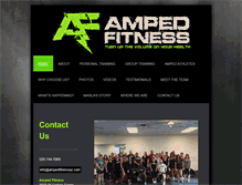 Tablet Screenshot of ampedfitnessaz.com